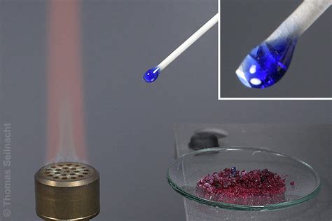 borax probe|boraxperle versuch.